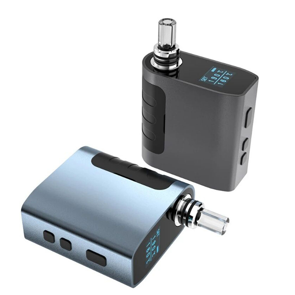 Accessories For Vaping - NIU PRO 温度制御ドライハーブベポライザーキット、1400mAhバッテリー、タバコハーブ喫煙デバイス、OLEDスクリーン、ベイプボックスモッド、ベイパー
