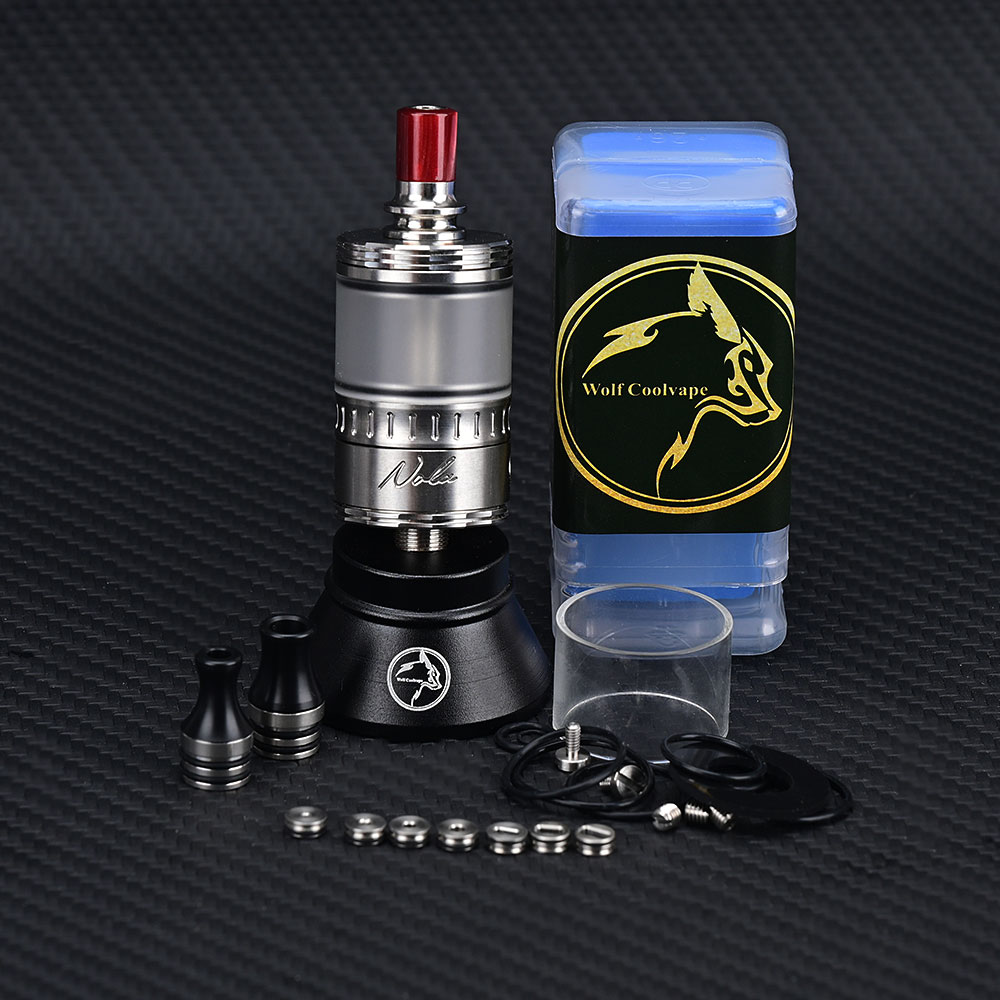 Wolfcoolvape NOLA RTA リビルダブルアト - Vaping Air のレビューと価格