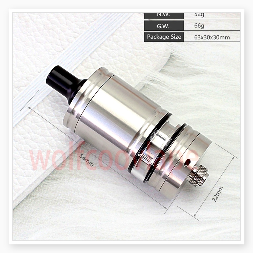 Wolfcoolvape Lindy RTA 5mlタンクア - Vaping Air のレビューと価格