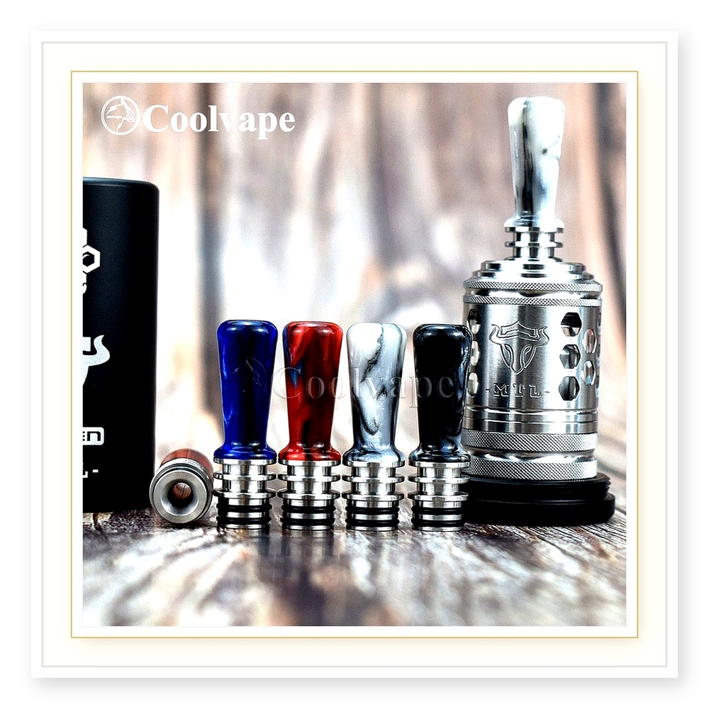 Tauren MTL RTA 510 ドリップチップ - 高 - Drip Tip Resin のレビューと価格
