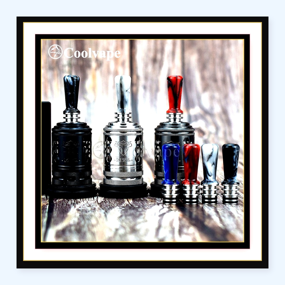 Tauren MTL RTA 510 ドリップチップ - 高 - Drip Tip Resin のレビューと価格