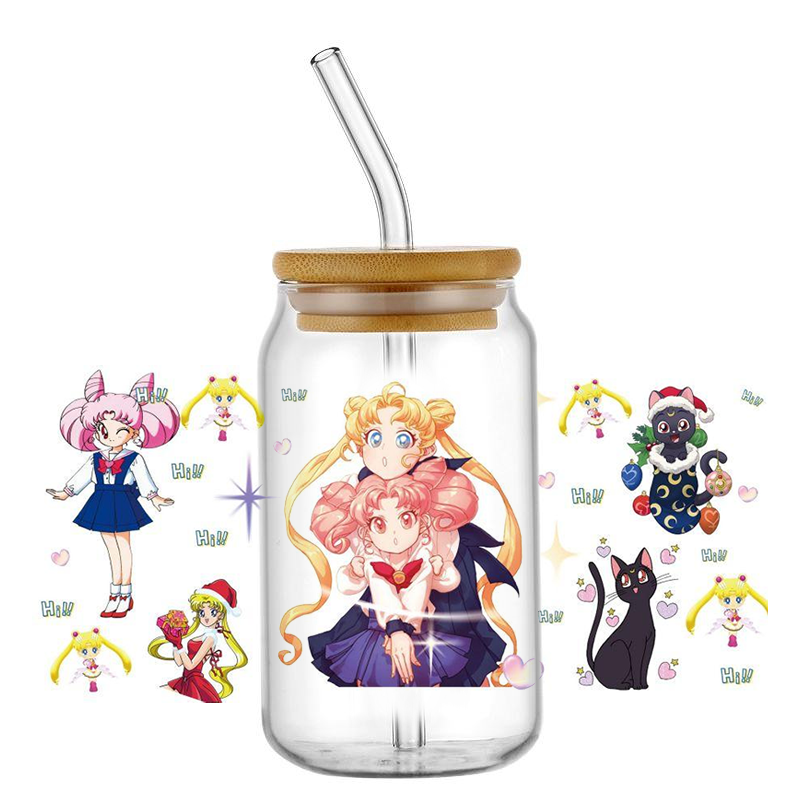 激安セール中！キュートなセーラームーン人気アニメ16オンスU - Rdta Tank Glass のレビューと価格