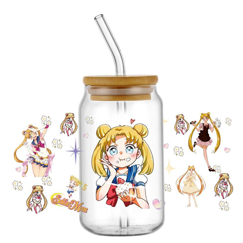激安セール中！キュートなセーラームーン人気アニメ16オンスU - Rdta Tank Glass のレビューと価格