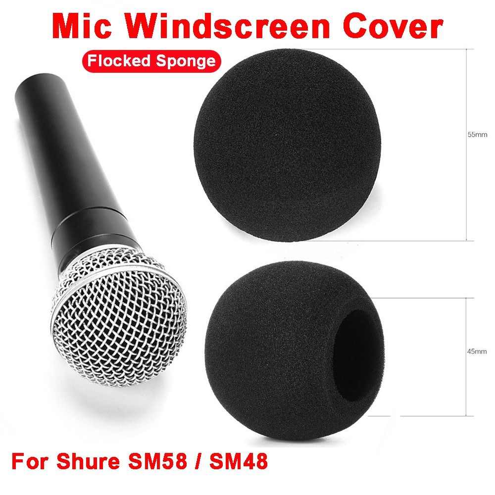 交換用マイクウィンドスクリーンカバー 植毛スポンジフォーム  - Shure Mic Sm58 のレビューと価格