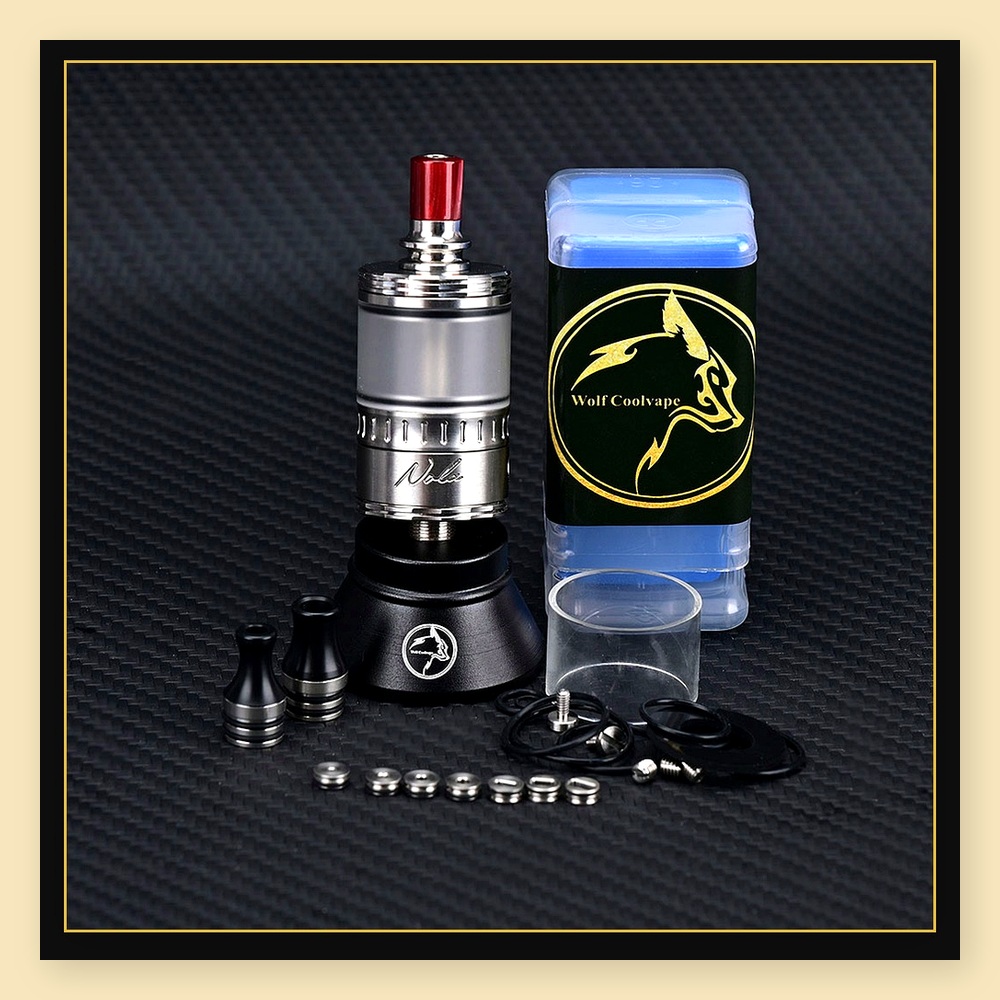 Wolfcoolvape NOLA RTA 3.2ml リビ - Vaping Air のレビューと価格