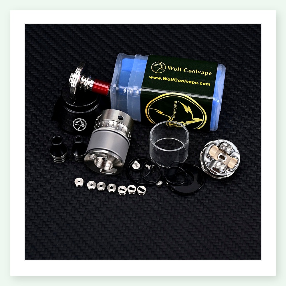 Wolfcoolvape NOLA RTA 3.2ml リビ - Vaping Air のレビューと価格