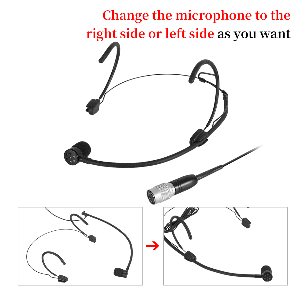 Iiimymic 単一指向性ブラックヘッドセットマイクミニ  - Shure Mic Sm58 のレビューと価格