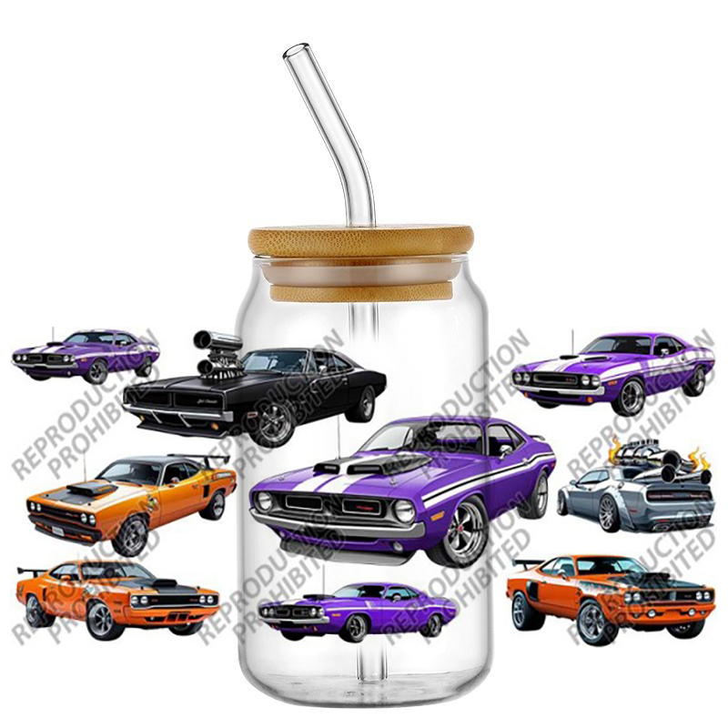 人気のスポーツカーシリーズ 16オンス UV DTF 3D転 - Rdta Tank Glass のレビューと価格