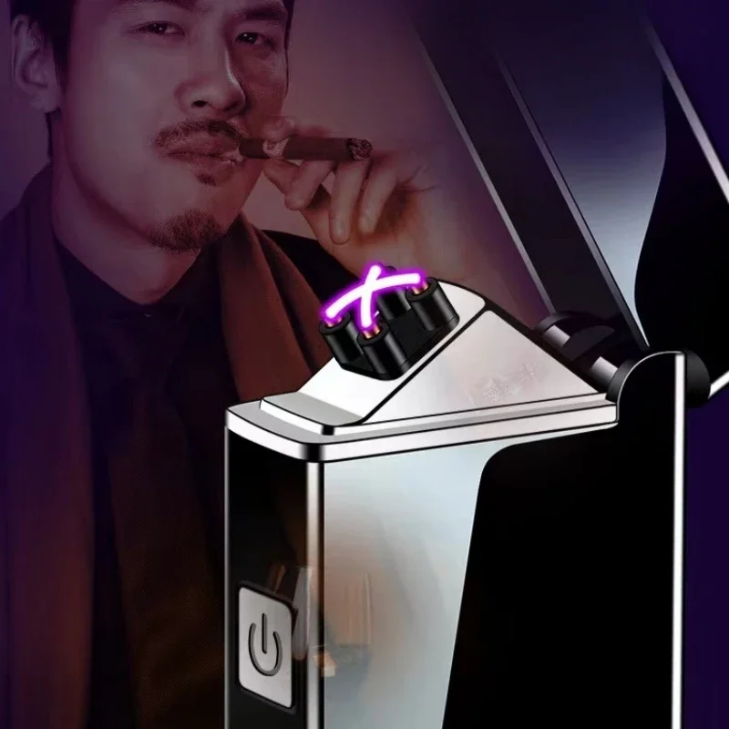 防風電子タバコライター,デュアルアークパルス,USB充電,ア - Accessories For Vaping のレビューと価格